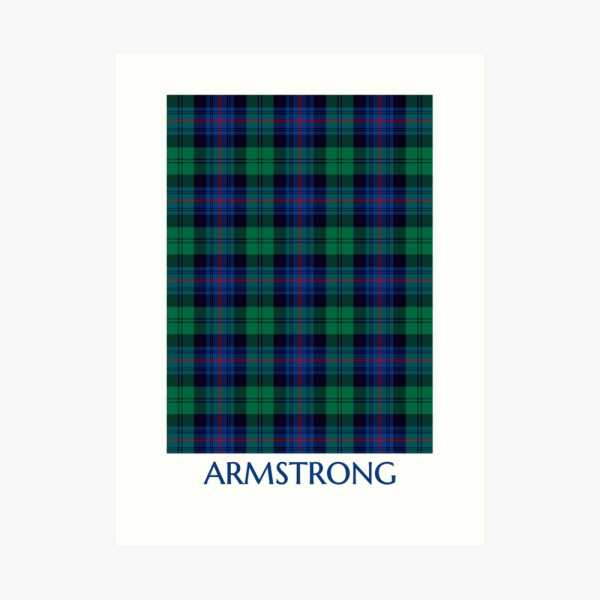 Clan Armstrong Tartan Print