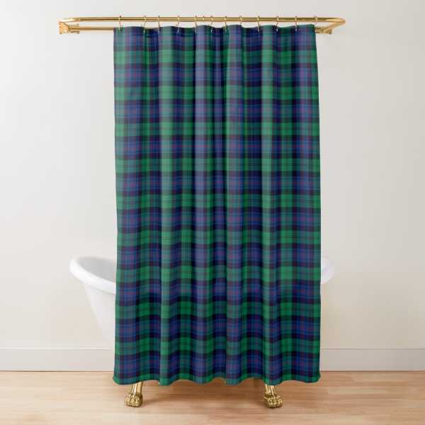 Armstrong tartan shower curtain