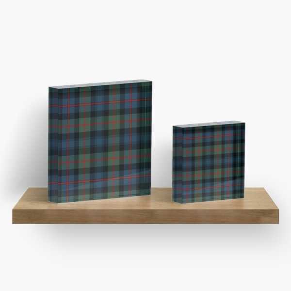 Atholl tartan acrylic block