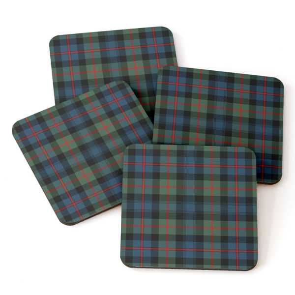 Atholl tartan beverage coasters