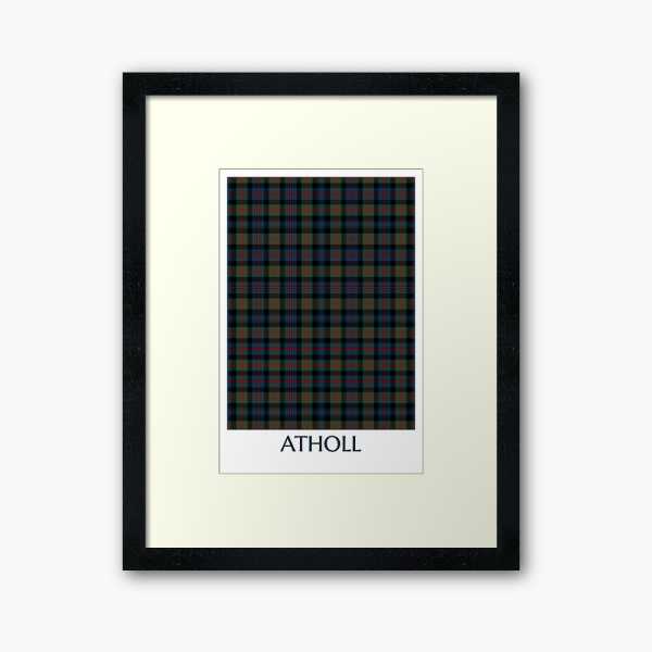 Atholl tartan framed print