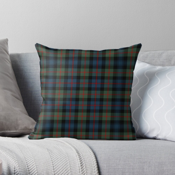 Atholl tartan throw pillow