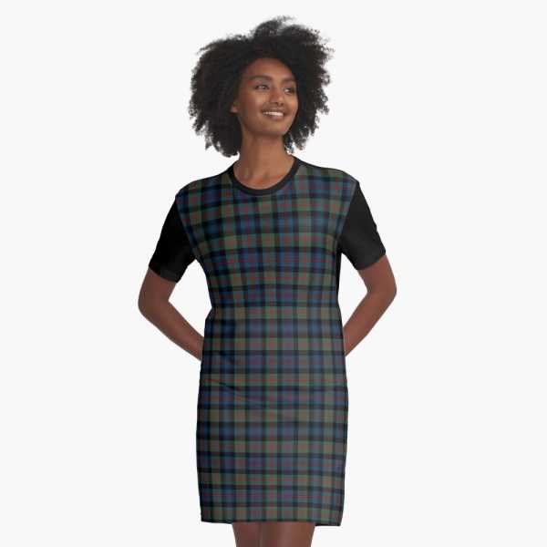 Atholl tartan tee shirt dress