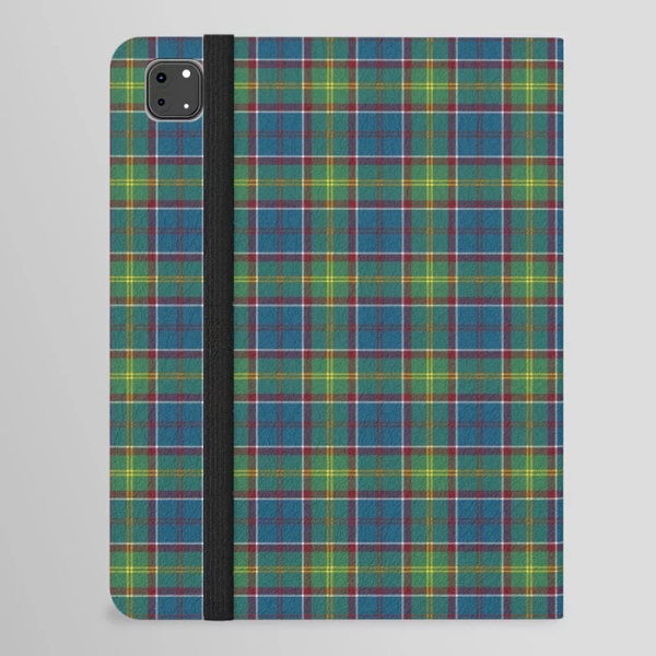 Ayrshire tartan iPad folio case