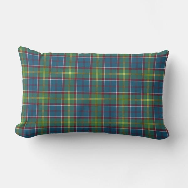 Ayrshire tartan lumbar cushion