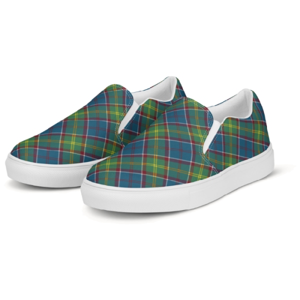 Ayrshire District Tartan Slip-On Shoes