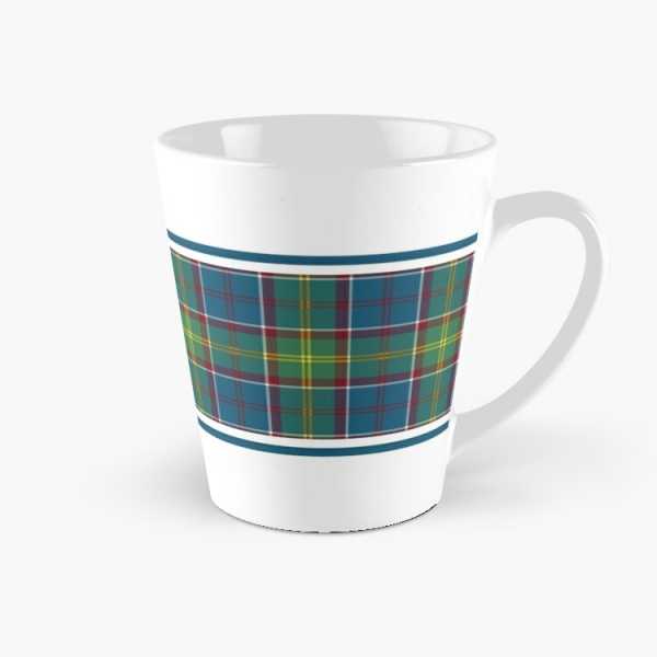 Ayrshire tartan tall mug