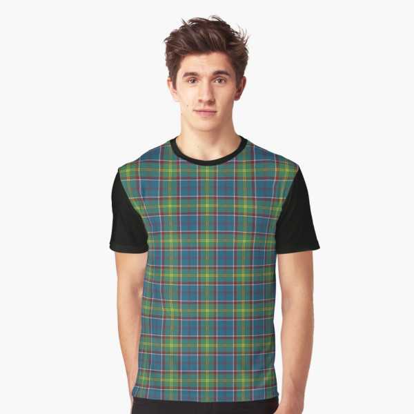 Ayrshire tartan tee shirt