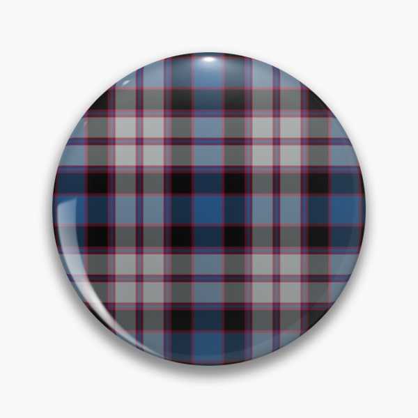 Badenoch tartan pinback button