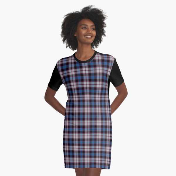 Badenoch tartan tee shirt dress