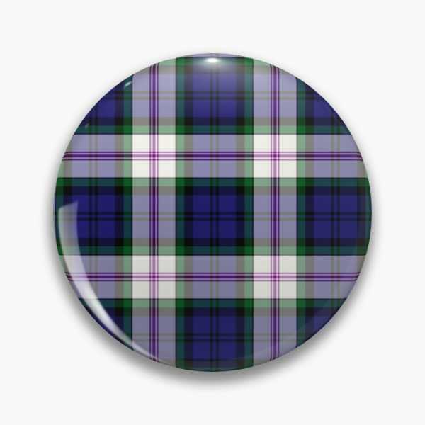 Baird Dress tartan pinback button