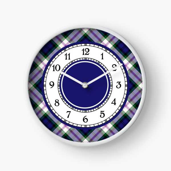 Clan Baird Dress Tartan Wall Clock