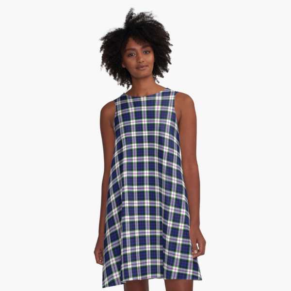 Baird Dress tartan a-line dress