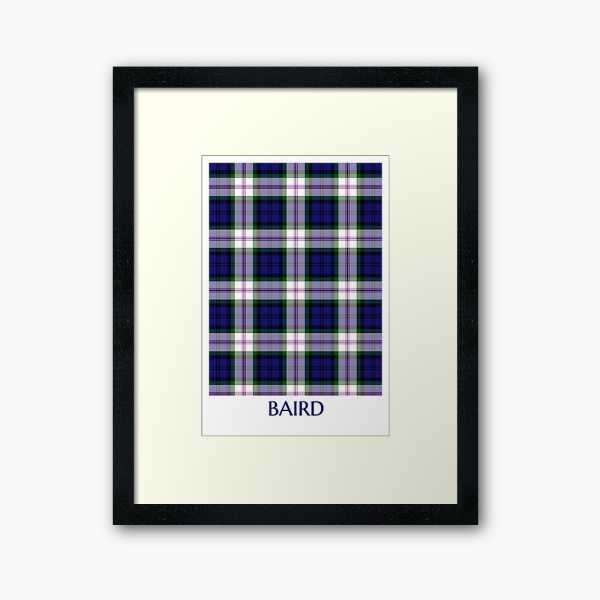 Baird Dress tartan framed print