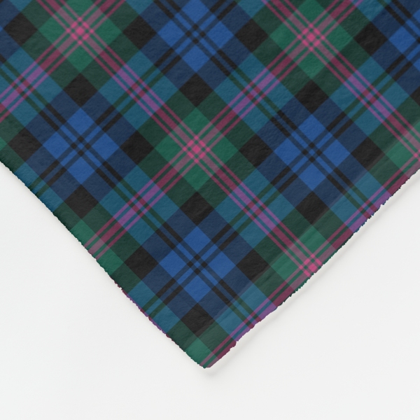 Baird tartan fleece blanket