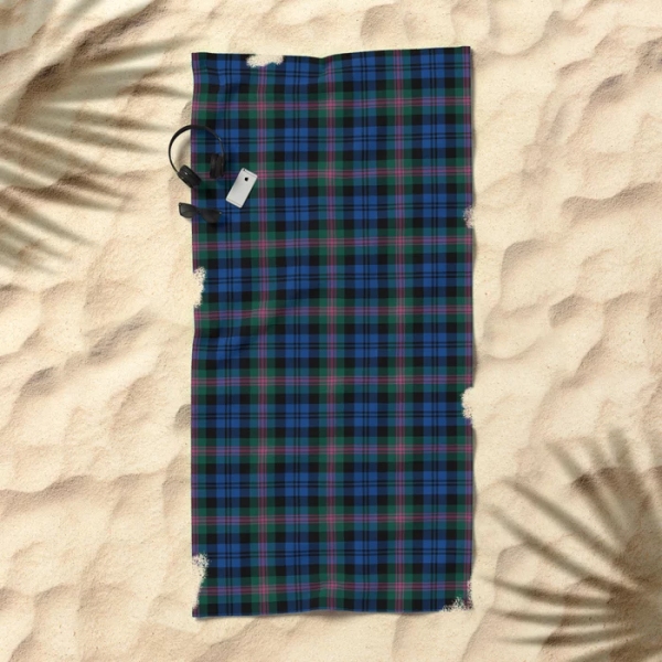 Clan Baird Tartan Beach Towel