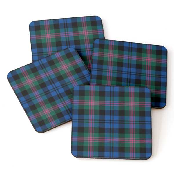 Clan Baird Tartan Coasters