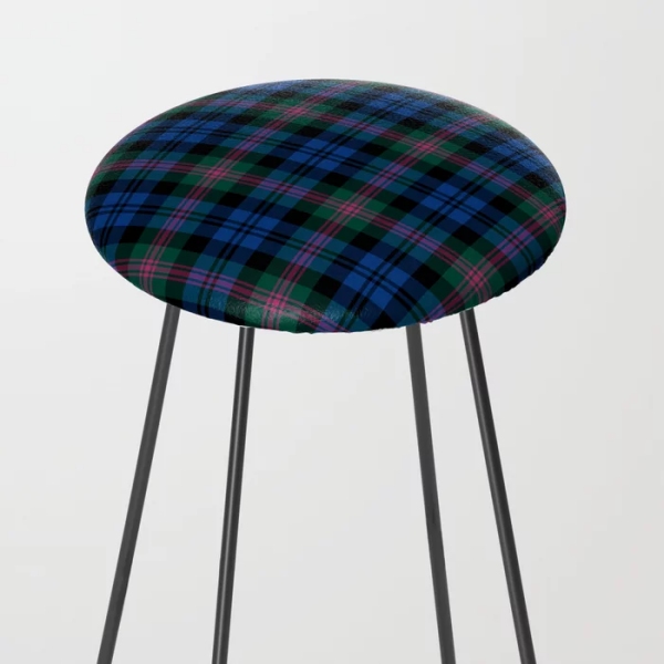 Baird tartan counter stool