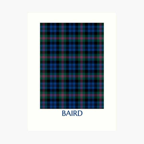 Clan Baird Tartan Print