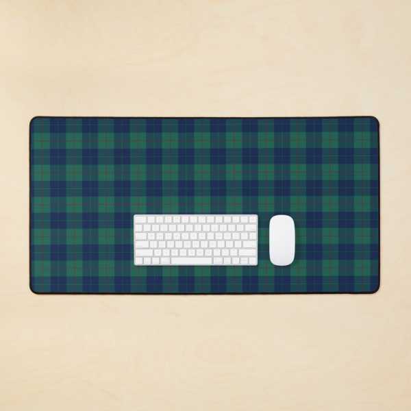 Barclay Hunting tartan desk mat