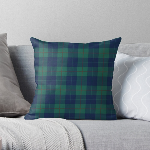 Barclay Hunting tartan throw pillow