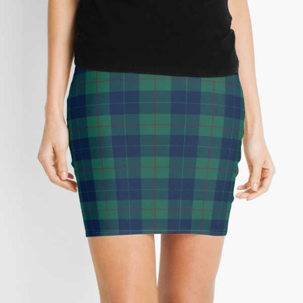 Barclay Hunting tartan mini skirt