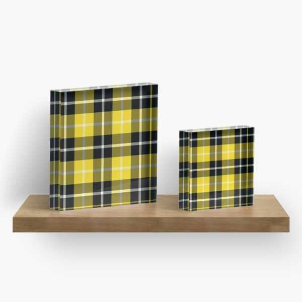 Barclay tartan acrylic block