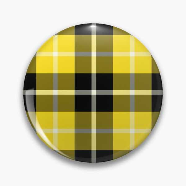 Barclay tartan pinback button