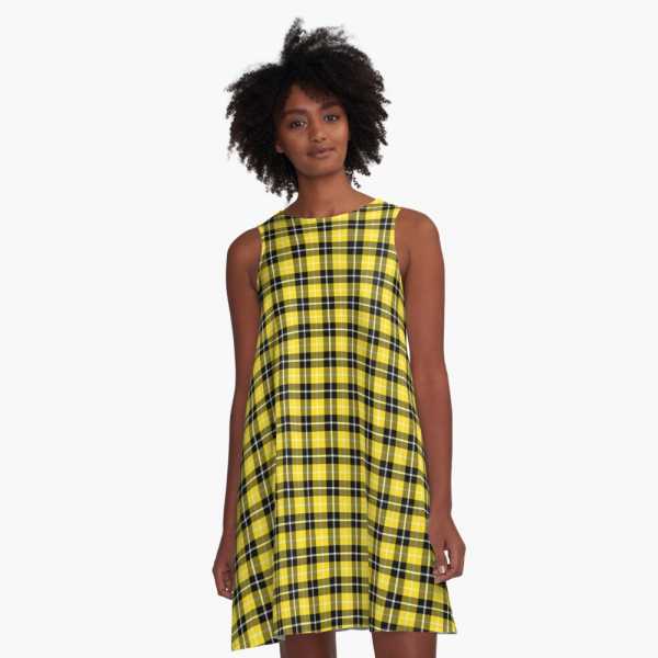 Barclay tartan a-line dress