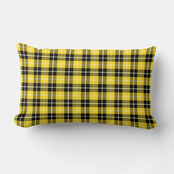 Barclay tartan lumbar cushion