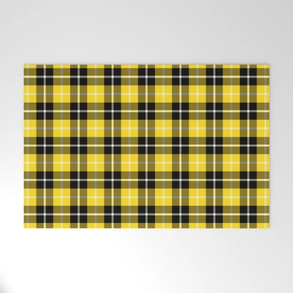 Barclay tartan welcome mat