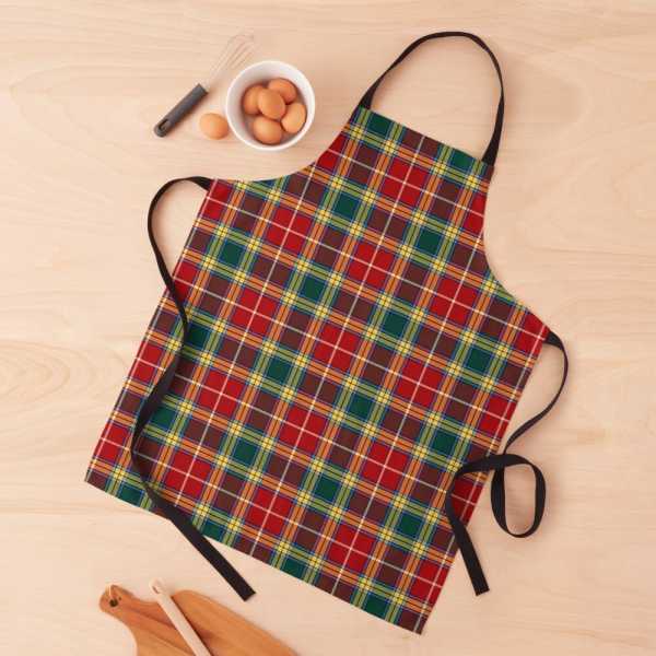 Baxter tartan apron