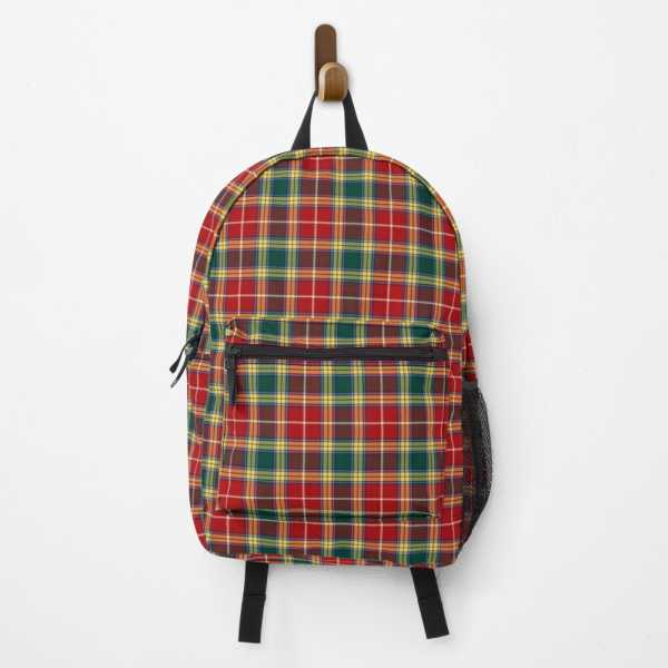 Baxter tartan backpack