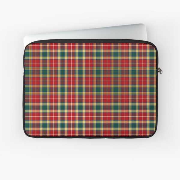 Clan Baxter Tartan Laptop Case