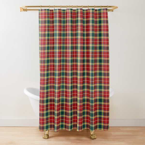 Baxter tartan shower curtain