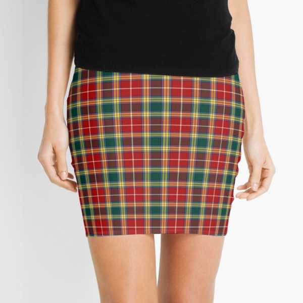 Baxter tartan mini skirt