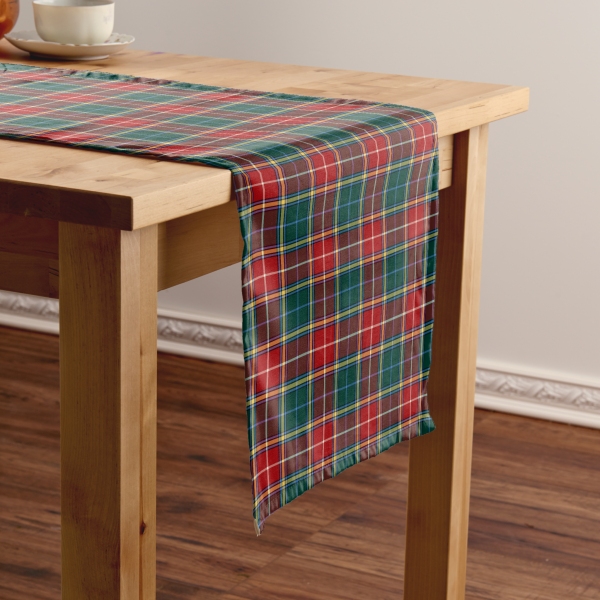 Clan Baxter Tartan Table Runner