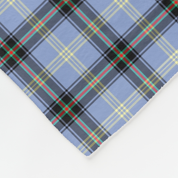 Bell tartan fleece blanket