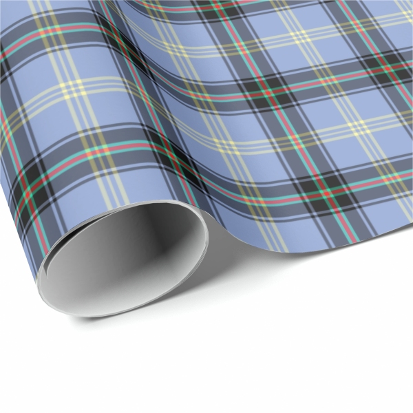 Bell tartan wrapping paper