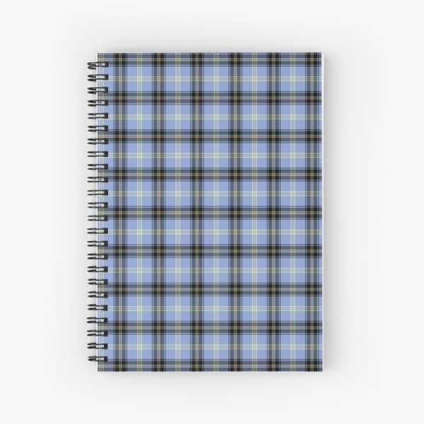 Bell tartan spiral notebook