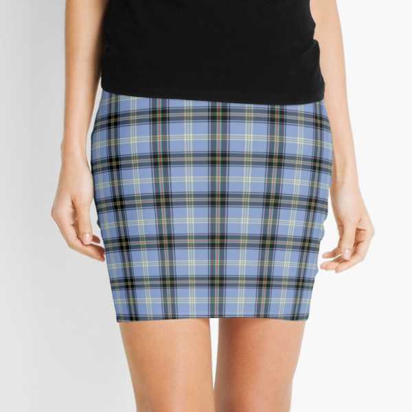 Bell tartan mini skirt