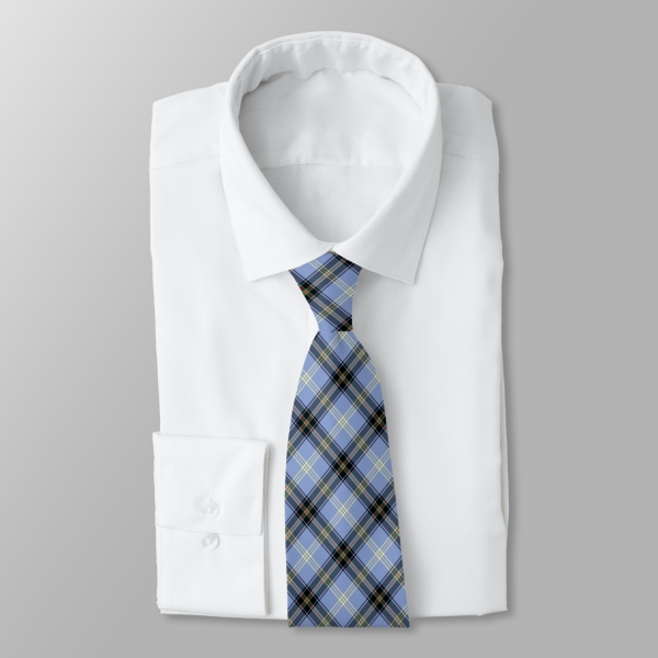 Bell tartan necktie