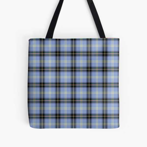 Bell tartan tote bag