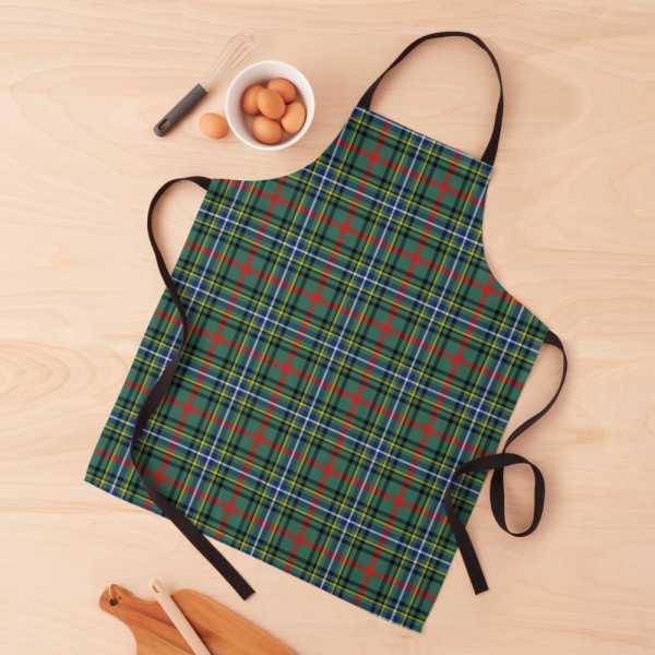 Bisset tartan apron