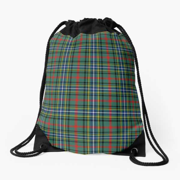 Clan Bisset Tartan Cinch Bag