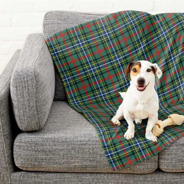 Bisset tartan pet blanket