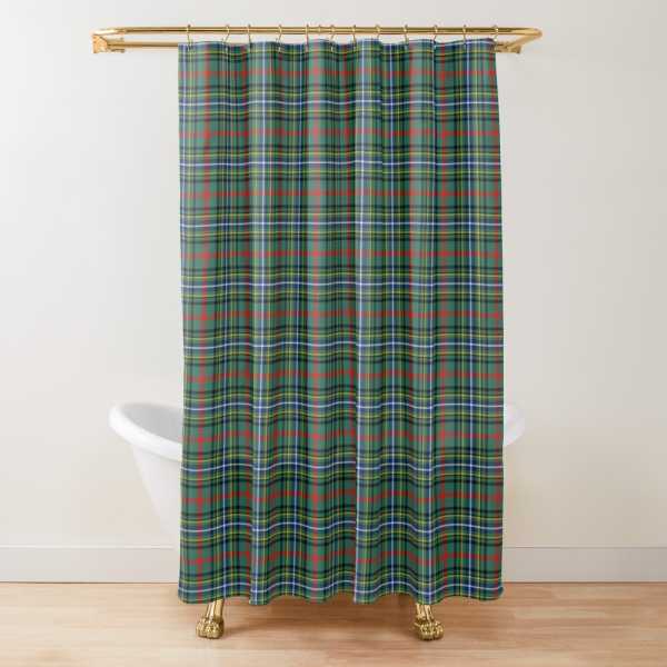 Bisset tartan shower curtain