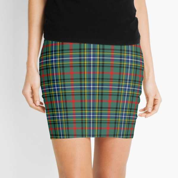 Bisset tartan mini skirt