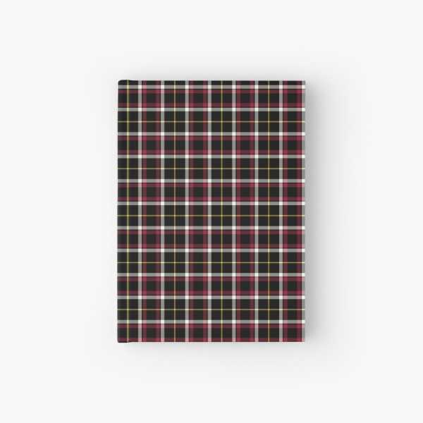 Black tartan hardcover journal