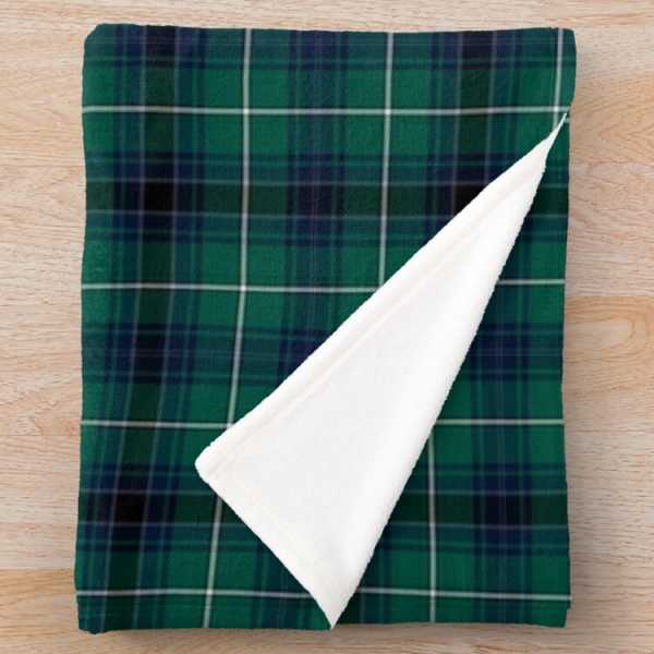 Blairgowrie tartan fleece throw blanket